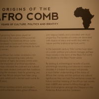 Origins of The Afro Comb Exhibition - The Fitzwilliam Museum Cambridge 